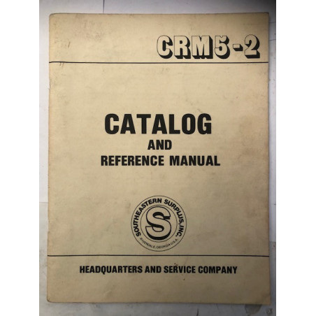 Catalog and reference manual - CRM5-2 - Headquarters and service company et21