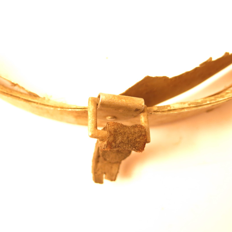 Cerclage alu original casque Allemand 1938  ref ca33