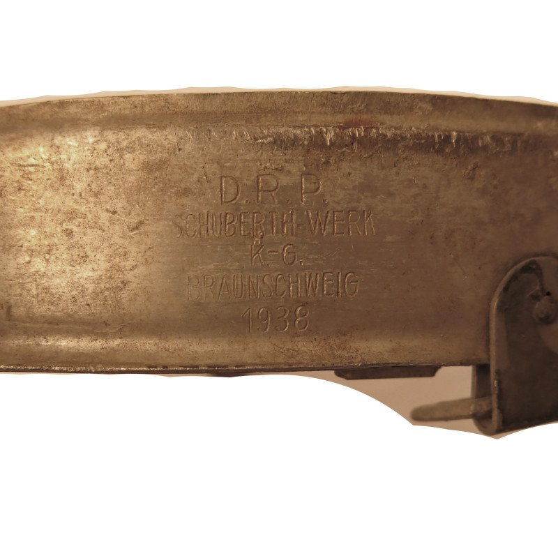 Cerclage alu original casque Allemand 1938  ref ca33