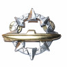 Insigne Drago metal poitrine sous marinier Marine nationale Francaise 