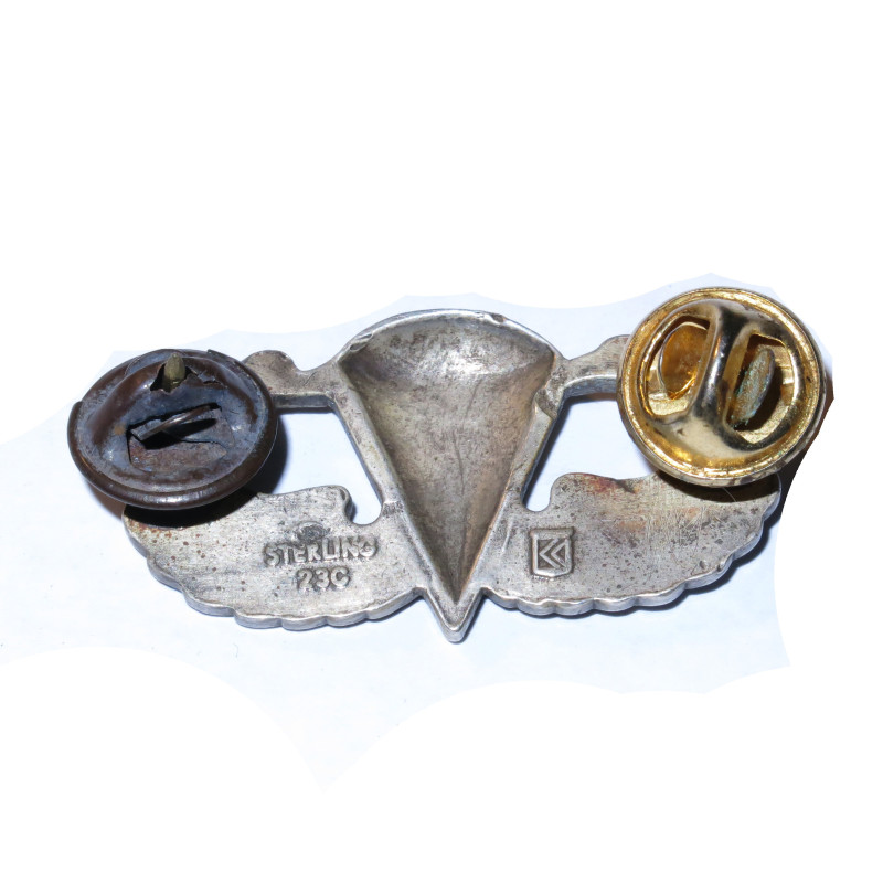 Brevet de parachutiste métal  US sterling ref 12 bo 4