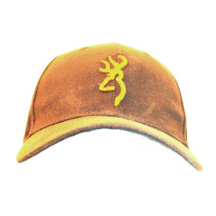 Casquette Browning marron et logo jaune  ref4583