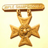 Insigne metal US tireur d'elite Marines rifle Sharpshooter ref bo 5