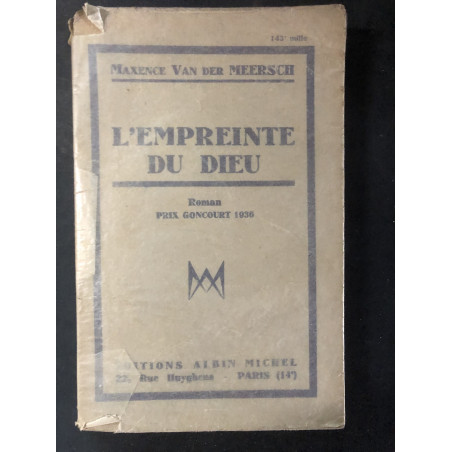 Livre L'empreinte du Dieu de Maxence Van der Meersch