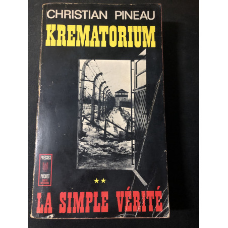 Livre Krematorium de Christian Pineau