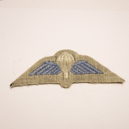 Brevet tissu de parachutiste Anglais 39/45 ref 2   bo38