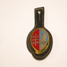 Insigne 1 Rgt Hussards Parachutiste avec cuir ref bo 39 