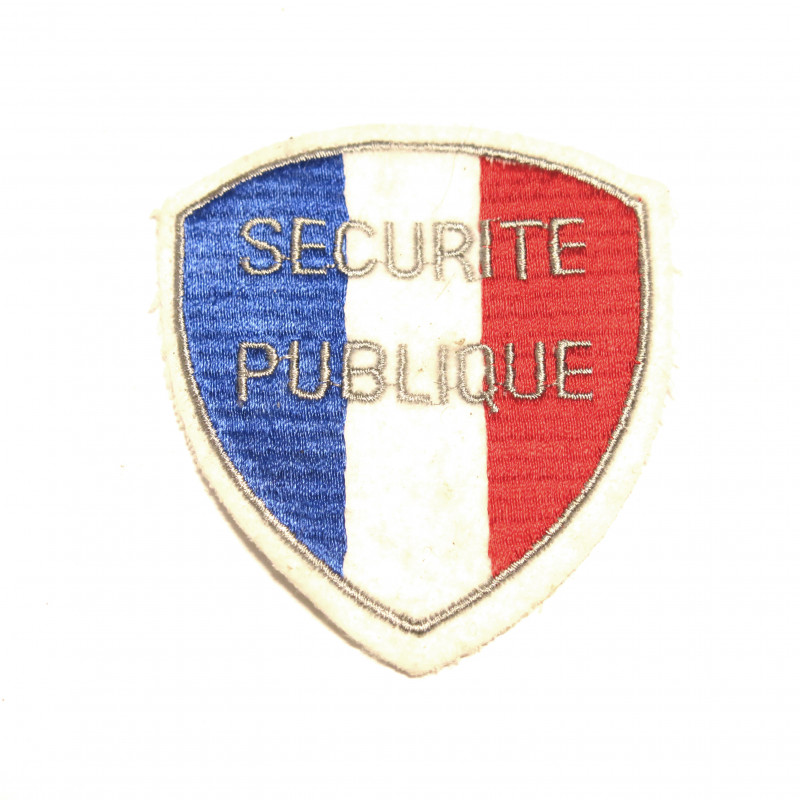 Insigne tissu Securité Publique ref bo 39 