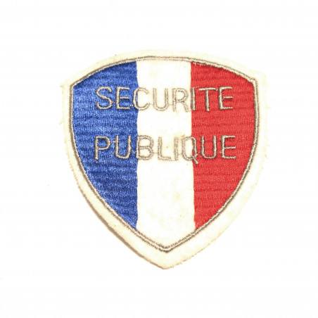 Insigne tissu Securité Publique ref bo 39 