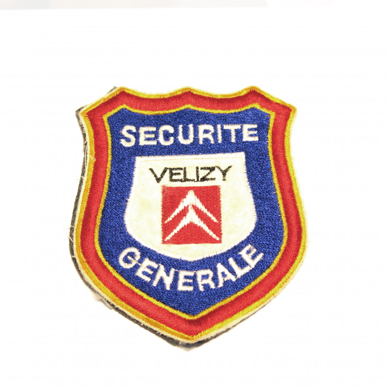 Insigne tissu d'epaule Securité generale Velizy ref bo39