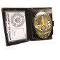 Plaque police US  Anti drug task force  Officer Los Angeles  avec cuir ref bo 100