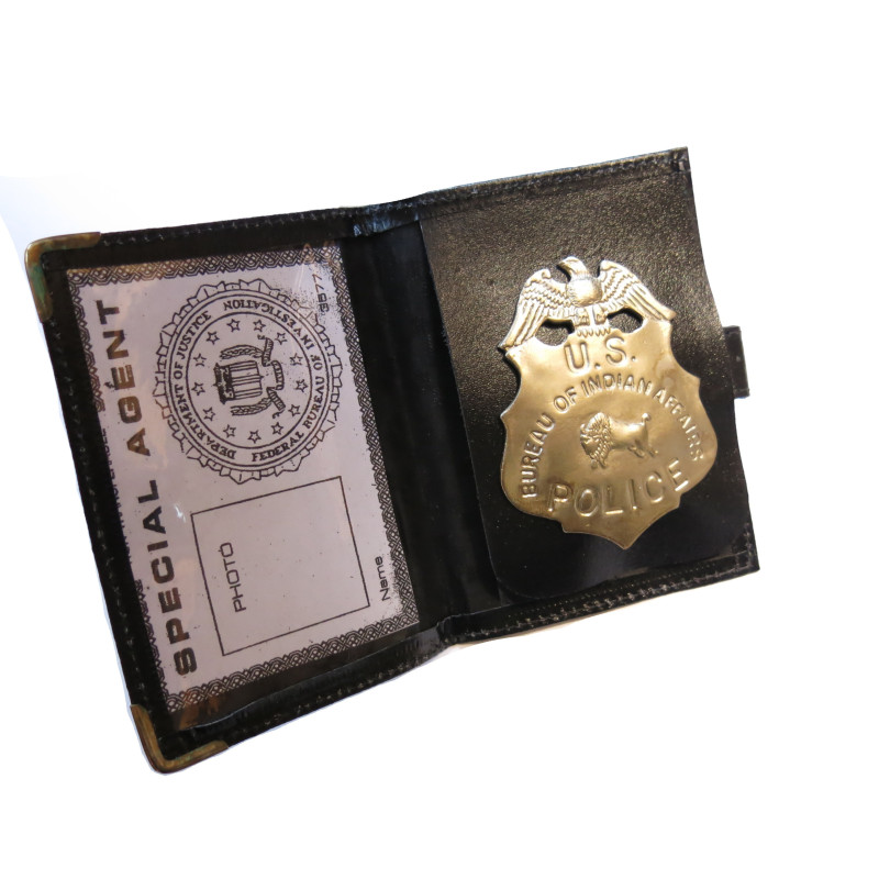 Plaque police Bureau indian affaires