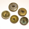 Lot de 5 boutons militaire ref 40 bo 39 