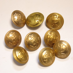 Lot de 9 boutons militaire...