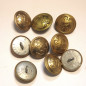 Lot de 9  boutons militaire ref 70  bo 39 