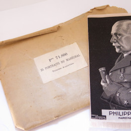 Portrait Petain tissu