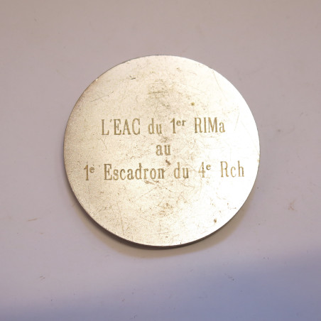 jeton insigne 1 regiment infanterie de marine  1822 -1945   ref bo41 