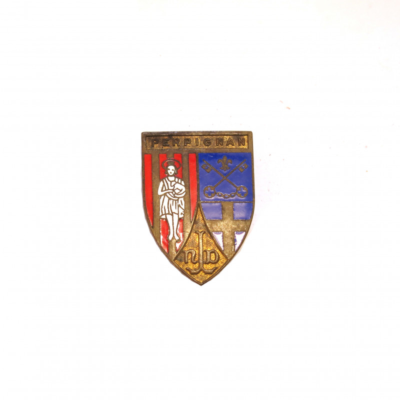 Insigne Ville de Perpignan ref bo 41 