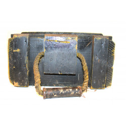 Ammunition wood box from french army original