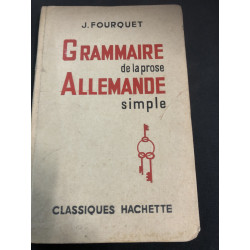 Livre Grammaire de la prose...