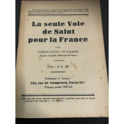 Livre La seule voie de...