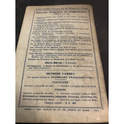 Livre Méthode Carrey : Grammaire française sans maître en 36 leçon