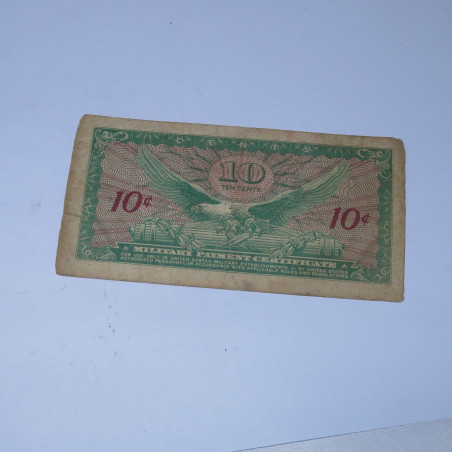 Billet 10 cents military payment serie 641de 1965 ref bo 43