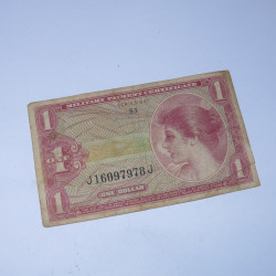 Billet 1 Dollar military...