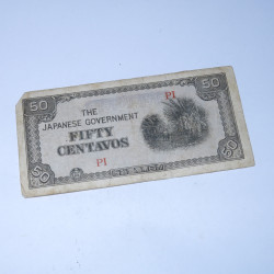 Billet fifty centavos 1942...