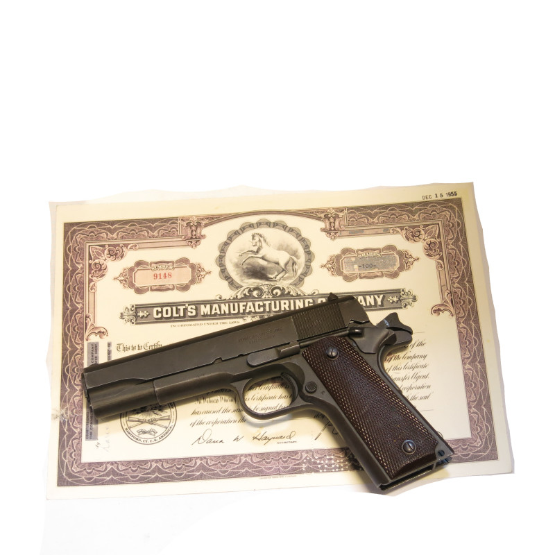 Papier action Colt's manufacturing company 