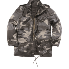 Veste US M65 avec doublure Camouflage dark