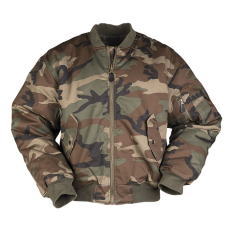 Blouson US Air Force bombers MA1 Camouflage  Woodland