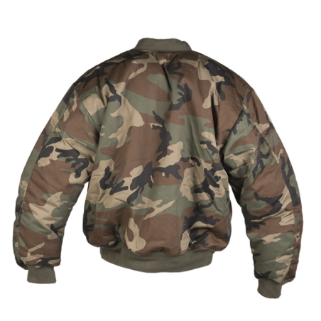 Blouson US Air Force bombers MA1 Camouflage  Woodland