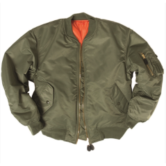 Blouson US Air Force bombers classique MA1 vert