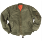 Blouson US Air Force bombers classique MA1 vert