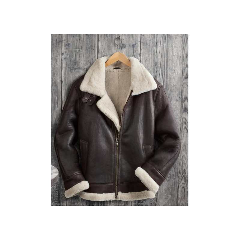 Blouson US B3 cuir fourrure agneau Blouson US B3 cuir fourrure agneau