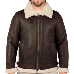 Blouson US B3 cuir fourrure agneau Blouson US B3 cuir fourrure agneau