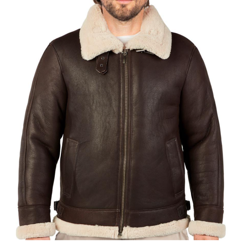 Blouson US B3 cuir fourrure agneau Blouson US B3 cuir fourrure agneau