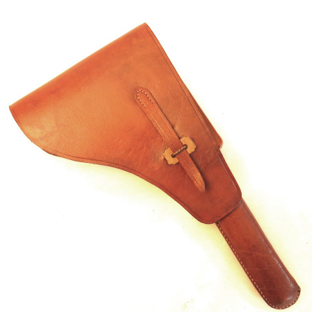 Etui cuir type guerre Indochine P08 Luger