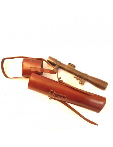 Etui cuir porte lunette Mauser Gew 98 ref Bab 20-22