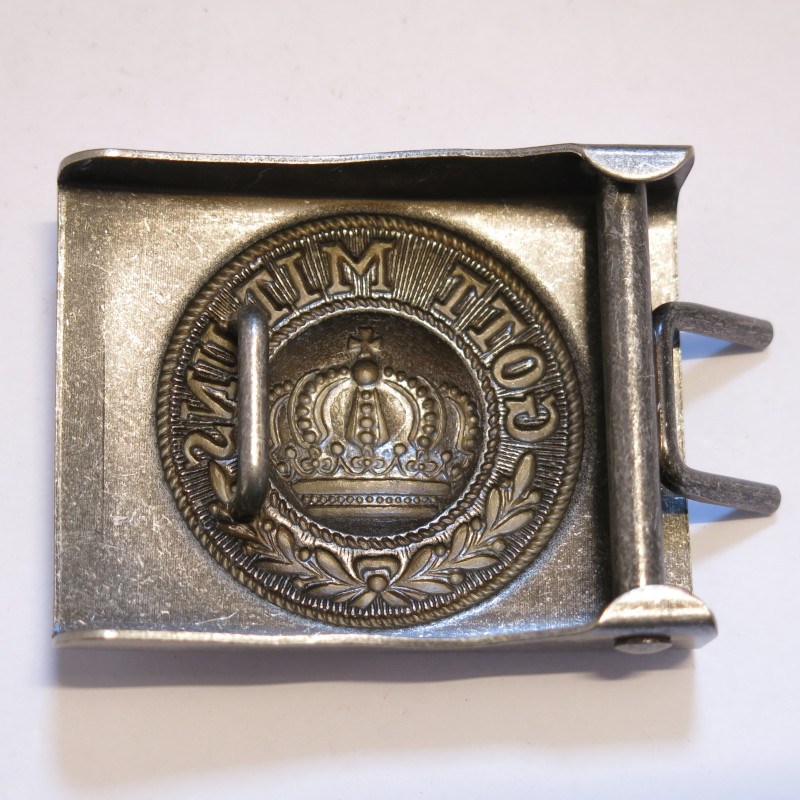 Boucle Allemande 14/18 Prusse Gott Mit Uns modele troupe REPRO