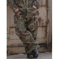 Pantalon de Pluie avec 3 couches Laminées camouflage woodland