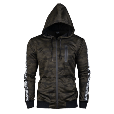 Veste de sport avec capuche Camouflage Woodland
