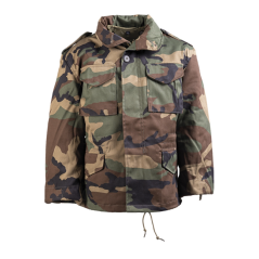 Blouson US M65 pour enfant camouflé Woodland