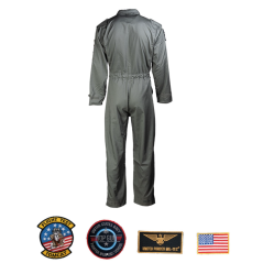 Combinaison Pilote US Air Force pour enfant Verte