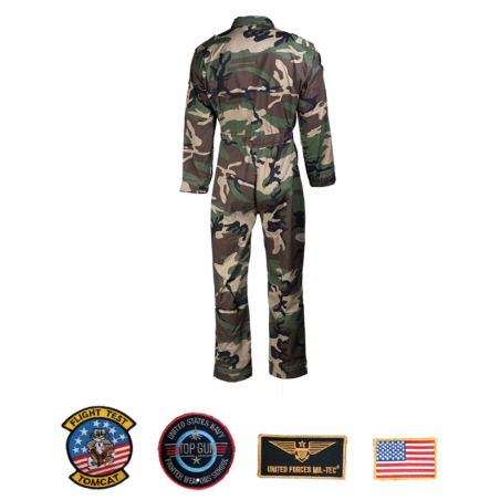 Combinaison Pilote US Air Force pour enfant woodland
