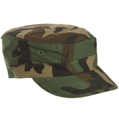 Casquette Ripstop type BDU woodland