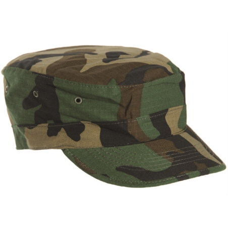 Casquette Ripstop type BDU woodland