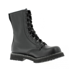 Rangers des para allemands en cuir noir