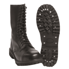 Boots Invaders 14 trous en cuir